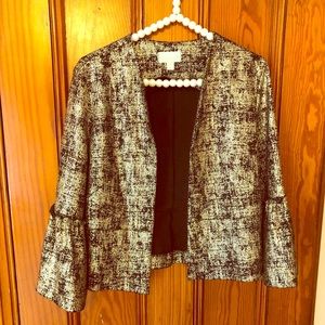 Black and gold blazer